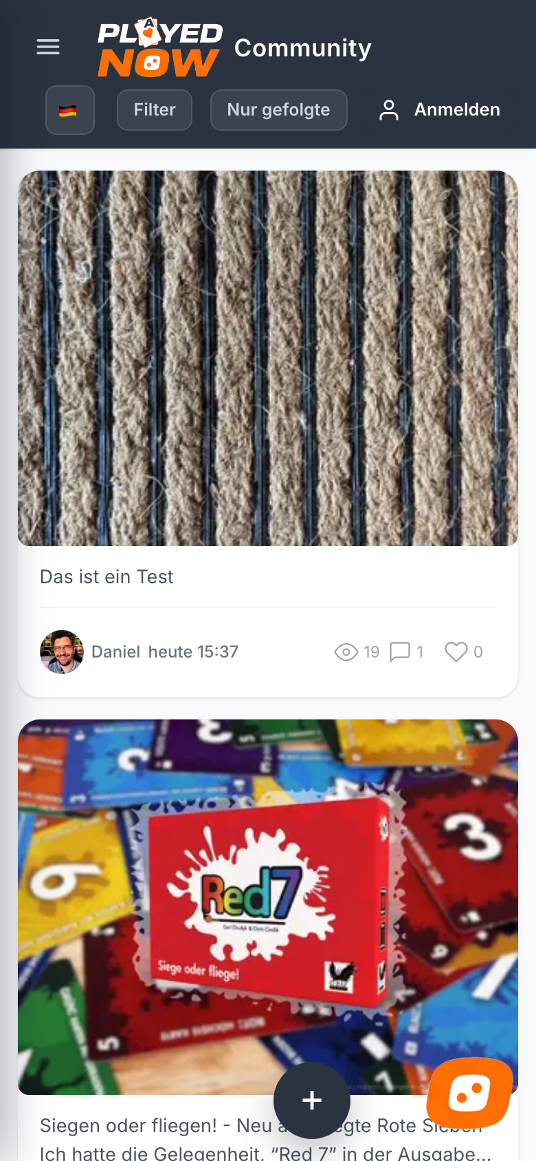 playednow.com auf dem Smartphone